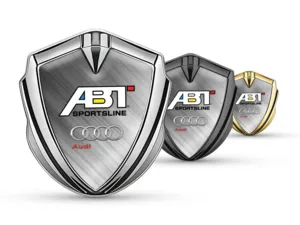 Audi Emblema Fender Badge Aspetto Corse Splendente
